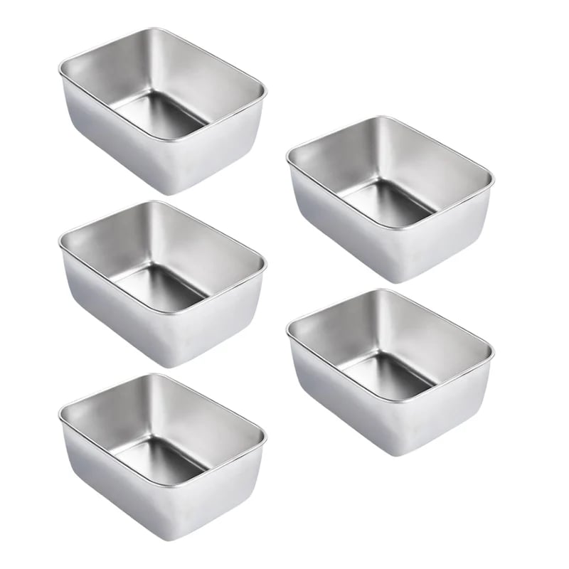 🔥2024 Hot Sale🎁49% OFF Stainless Steel Square Plate (With Lid)