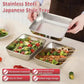 🔥2024 Hot Sale🎁49% OFF Stainless Steel Square Plate (With Lid)