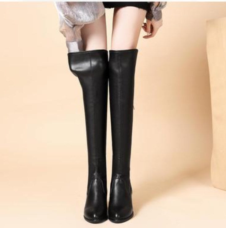 ✨autumn winter series✨warm leather boots for women✨look slim