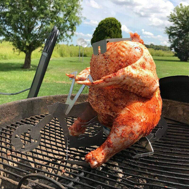 Motorcycle Shape BBQ Chicken Rack