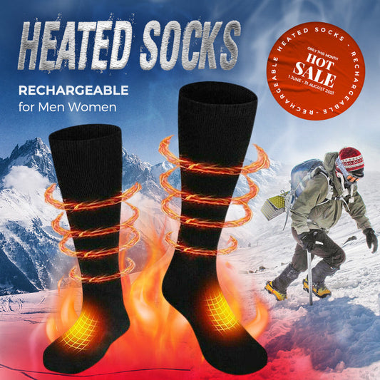 🔥2023 Hot Sale！！！Rechargeable Heated Socks for Men Women