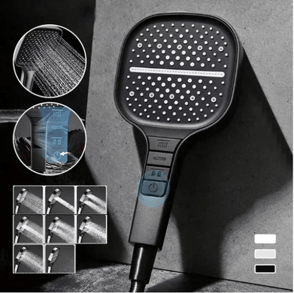 (🔥SAVE 50% OFF)8-speed Oversized Panel Pressurized Shower Head