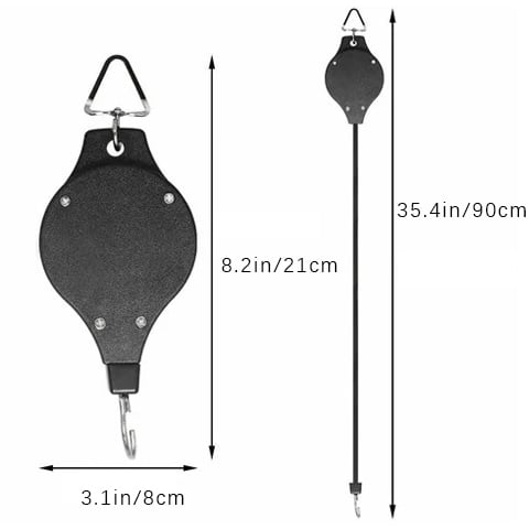 Last Day 49% 0FF🌳Plant Pulley Set For Garden Baskets Pots, Birds Feeder