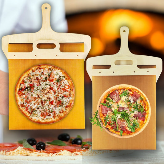 Premium Sliding Pizza Peel 🌟Essential Kitchen Baking Tool👩‍🍳