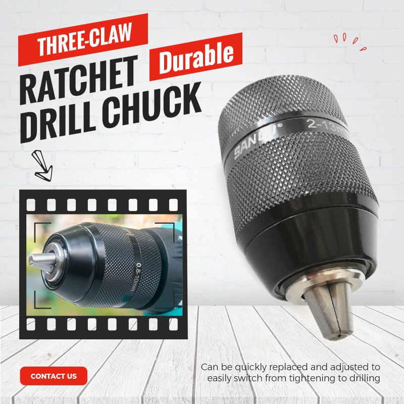 Three-claw Ratchet Drill Chuck