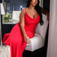 Lulah Drape Maxi Dress with Built-in Bra
