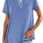 Fashion Solid Color Pocket Short Sleeve T-Shirt