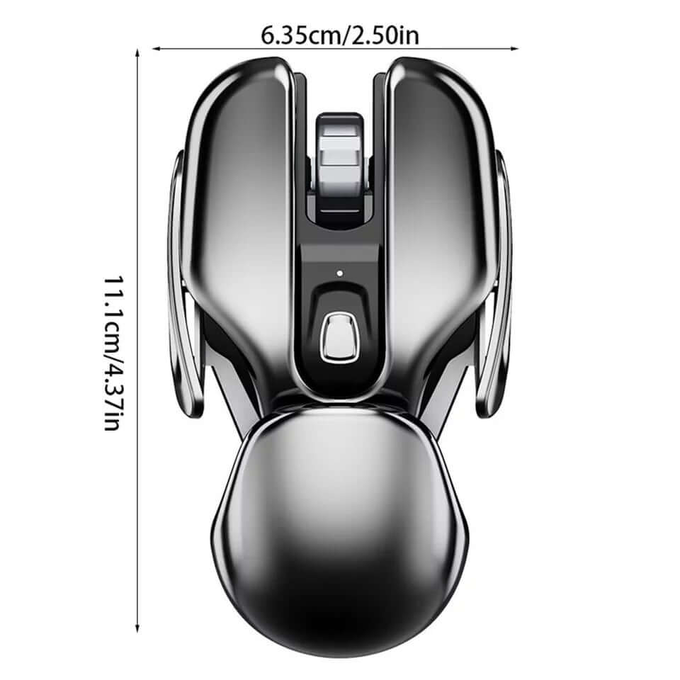 🔥Wireless Ergonomics Metal Mouse