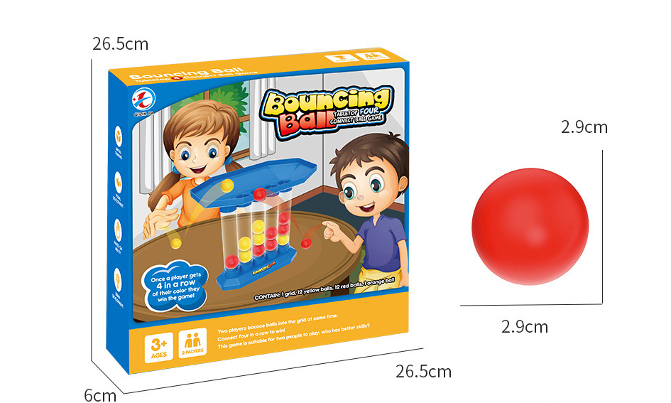 🔥New Year Sale 50% OFF - Four In A Row Bouncing Game🎁