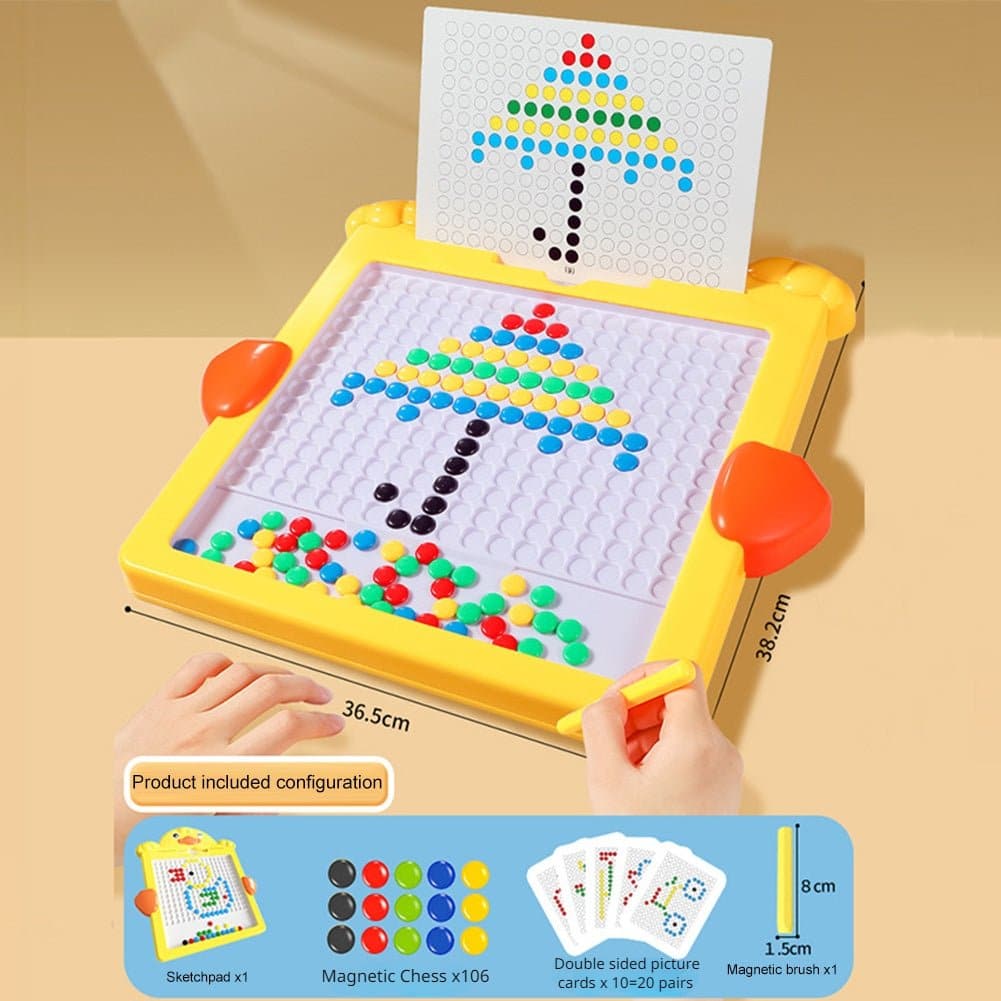 Montessori Magnetic Dots Board