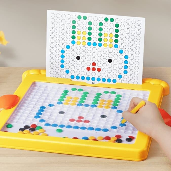 Montessori Magnetic Dots Board