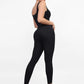Seamless Square Neck One Piece Sport Jumpsuit