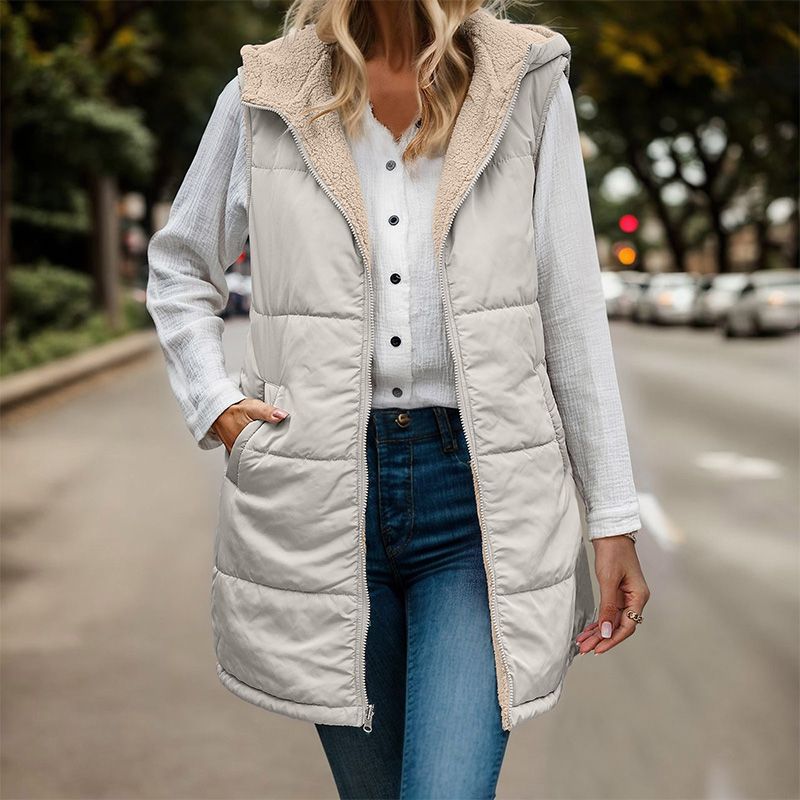 Perfect Gift 🎁 Fall & Winter Reversible Vest Sleeveless Faux Wool Jacket - Free Shipping