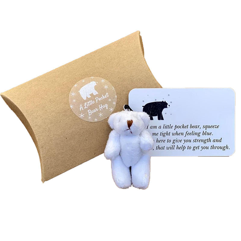 A Little Pocket Bear Hug with Card - Warm Gift