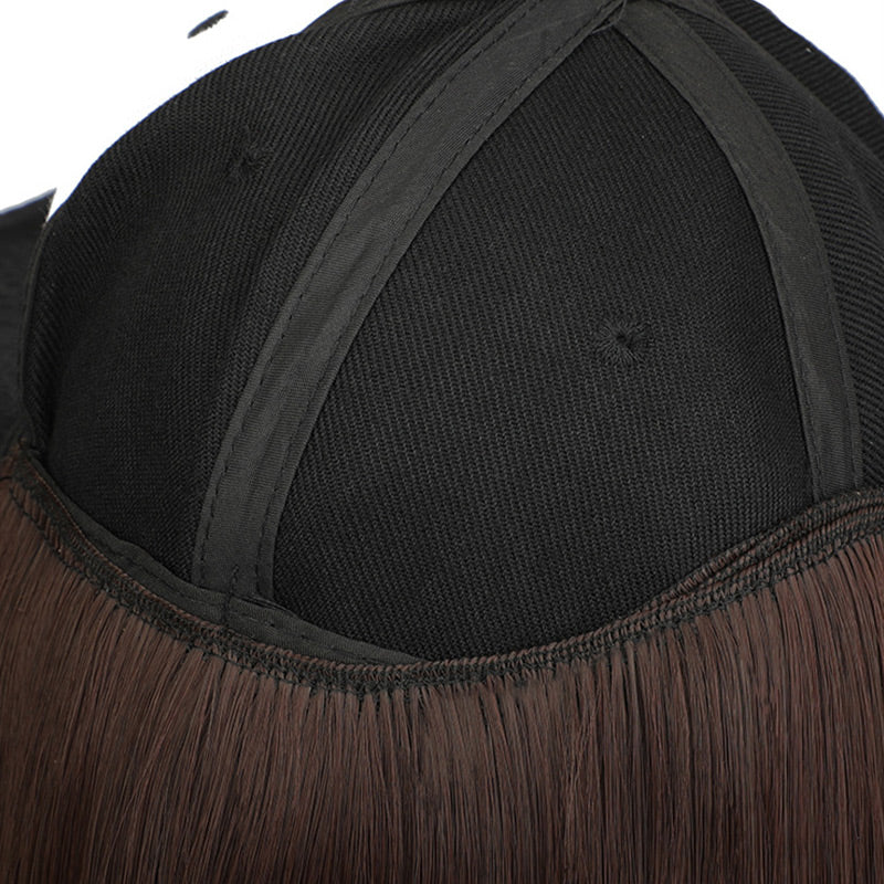 Baseball Cap with Hair Extensions