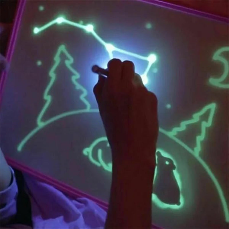 [Ideal Gift] Magic LED Light Drawing Pad - Release the Creativity of Children!