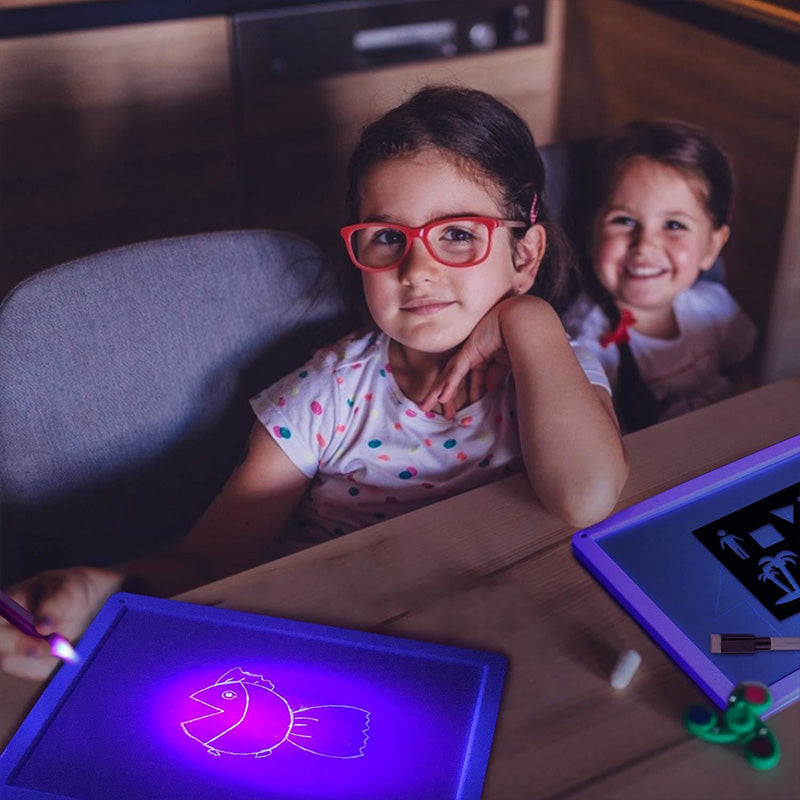 [Ideal Gift] Magic LED Light Drawing Pad - Release the Creativity of Children!