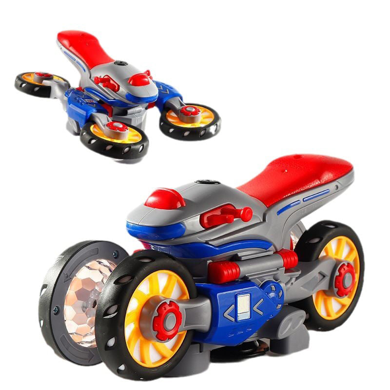 [Best Gift For Kid] Electric Universal Deformation Police Toy Car