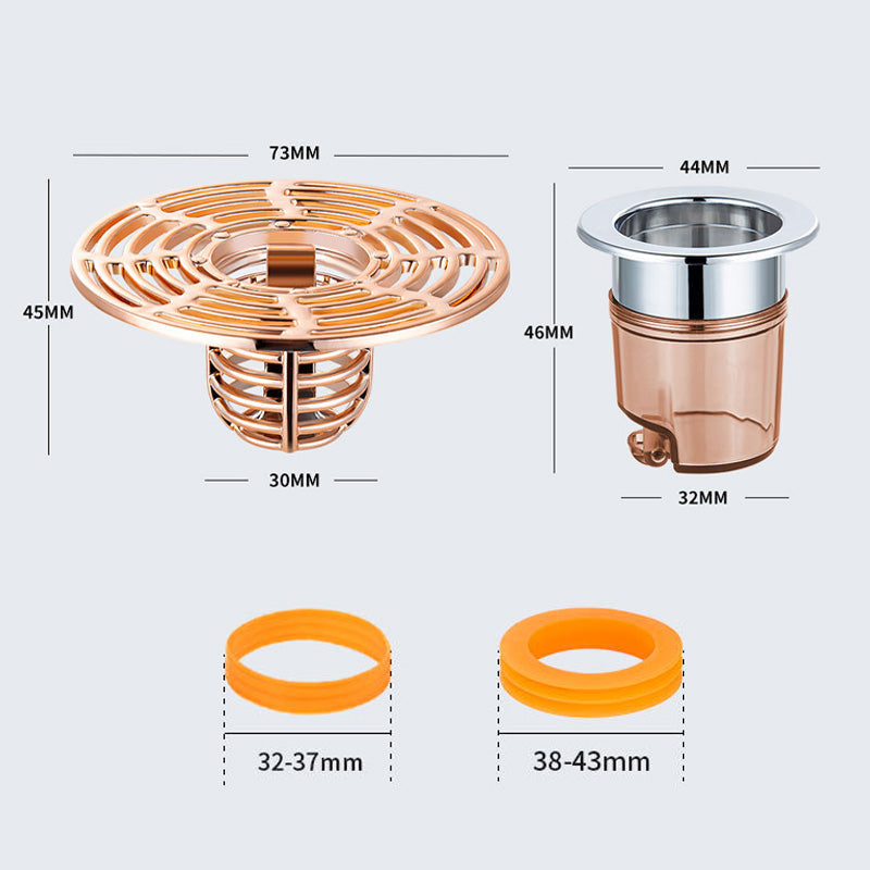 Magnetic Self-Closing Odor and Insect Proof Floor Drain Core