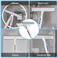 Retractable Window Cleaner with Sprayer & Sewage Containers
