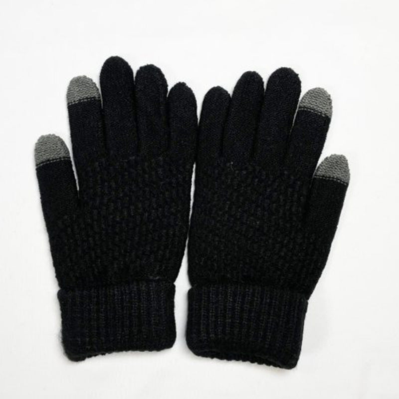 Warm Knitted Gloves for Touch Screens