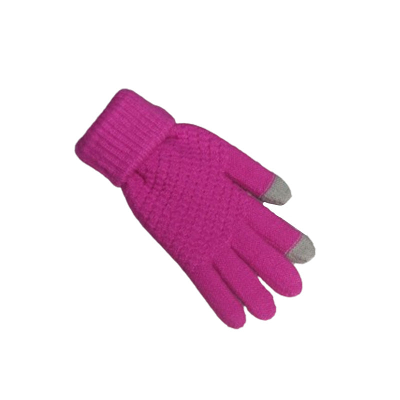 Warm Knitted Gloves for Touch Screens