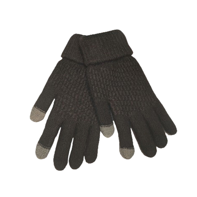 Warm Knitted Gloves for Touch Screens