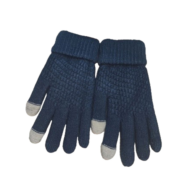 Warm Knitted Gloves for Touch Screens