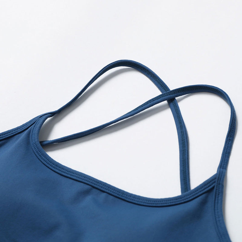 Quick-Drying Breathable Multi Strap Backless Sports Bra