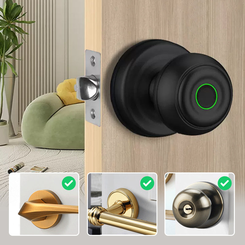 Free Shipping-Spherical Smart Combination Fingerprint Lock