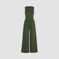 🔥best seller🔥Women’s Solid Sleeveless Wide Leg Jumpsuit