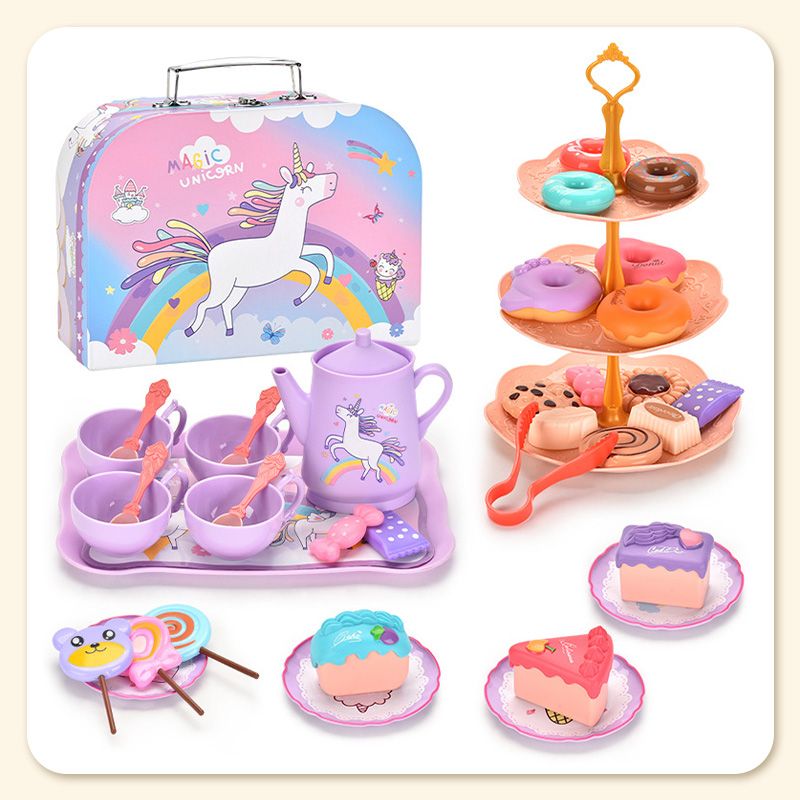 Unicorn Castle Pretend Teapot Set